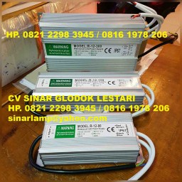 Trafo Waterproof 300W 150W dan 80W